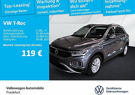 VW T-Roc Volkswagen 1.0 TSI Life Alu16" DC Navi Klima LED