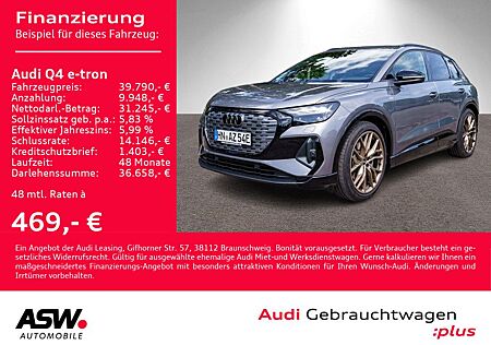 Audi Q4 e-tron 40 S line Navi HeadUp Klima Sonos SHZ