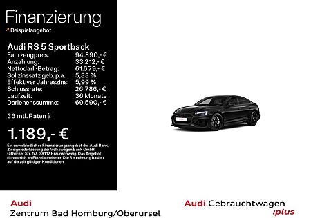 Audi RS5 RS 5 Sportback performance quattro*RS-Schalensit