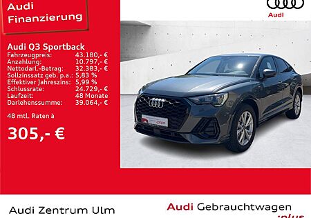 Audi Q3 Sportback S line 45 TFSI e S tronic AHK NAV+