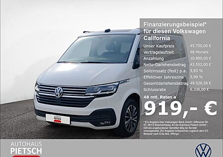 VW T6 California Volkswagen California T 6.1 2.0 TDI Beach Camper Ed. AHK AC