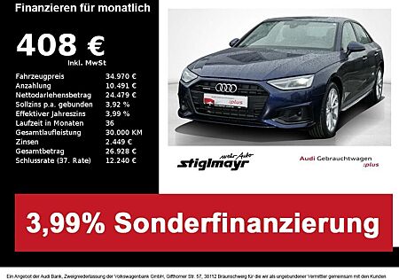 Audi A4 Limo Advanced 40 TDI quattro KAMERA+NAVI+VC
