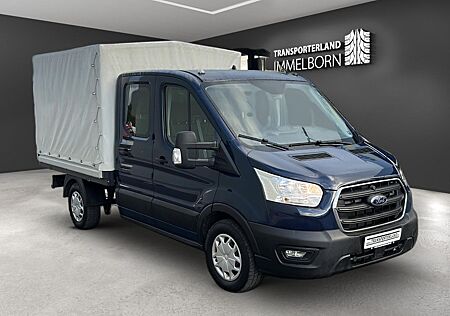 Ford Transit Pritsche 350 L2 Doka 4x4 Klima+Sthzg+AHK