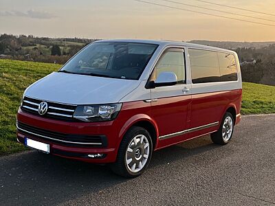 Volkswagen VW T6 Multivan Bulli bicolor rot weiß