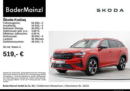 Skoda Kodiaq RS 2.0 TSI 4x4 DSG AHK Matrix Pano HUD