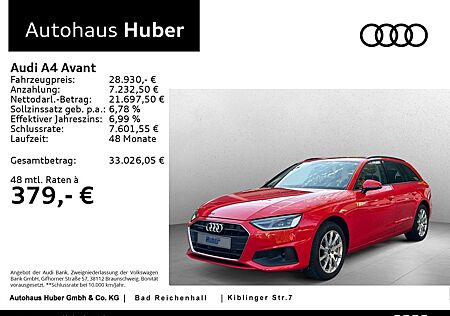 Audi A4 Avant 40 TDI quattro S tronic SHZ AHK Kam ACC