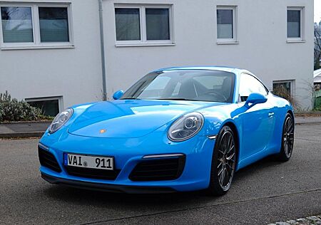 Porsche 991 911 Carrera S, Riviera Blau, Schalter, Approved