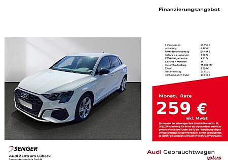 Audi A3 Sportback 45 TFSI e S line Navi AHK PDC SHZ