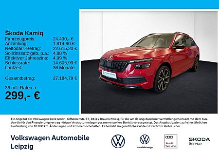 Skoda Kamiq Monte Carlo 1.5 TSI DSG *Navi*Rear View*