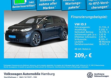 VW ID.3 Volkswagen Pro Business LED Navi CarPlay Wärmepum. ACC