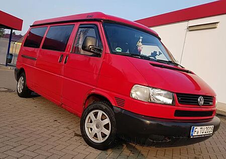 VW T4 Volkswagen Camper 2.5 lang Aufstelldach Klima grüne Pl.