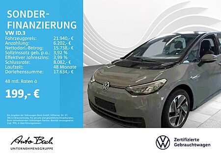 VW ID.3 Volkswagen Pro Performance Automatik, Navi, LED, App-C