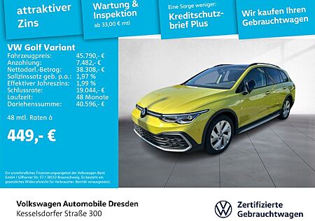 VW Golf Volkswagen VIII Variant Alltrack 2.0 TDI DSG 4M