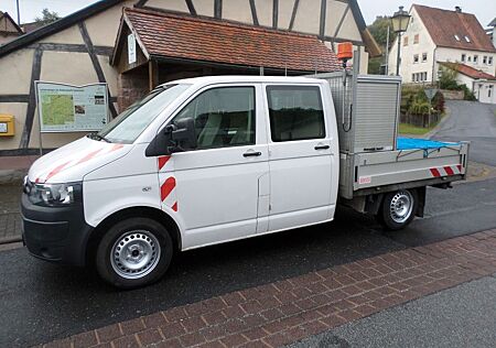 VW T5 Transporter Volkswagen Pritsche Doppelkabine Klima AHK
