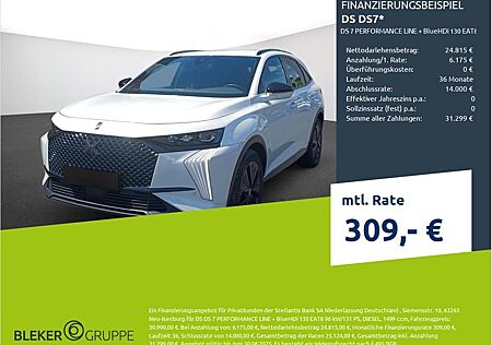 DS Automobiles DS7 Crossback DS7 DS 7 PERFORMANCE LINE + BlueHDi 130 EAT8