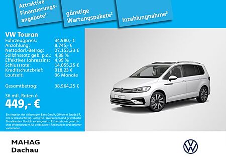 VW Touran Volkswagen Highline 1.5 TSI R-Line 7 Sitzer LED Navi