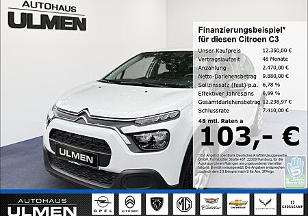 Citroën C3 Feel PureTech 83 EU6d S&S Klimaanlage Tempoma