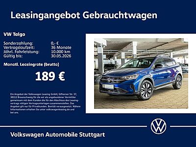 Volkswagen Taigo Life 1.0 TSI PDC Klima SHZ LED ACC Navi