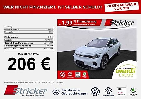VW ID.4 Volkswagen Pro Performance 150/77 206,-ohne Anzahlung