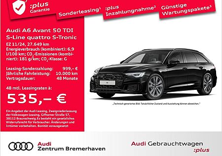 Audi A6 AVANT 50 TDI S-LINE QUAT. S-TRON. PANO MATRIX