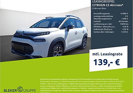 Citroën C3 Aircross PureTech 110 S&S Shine