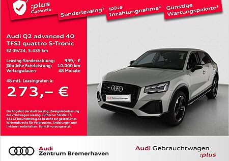 Audi Q2 ADVANCED 40 TFSI QUAT S-TRO STANDH AHK MATRIX