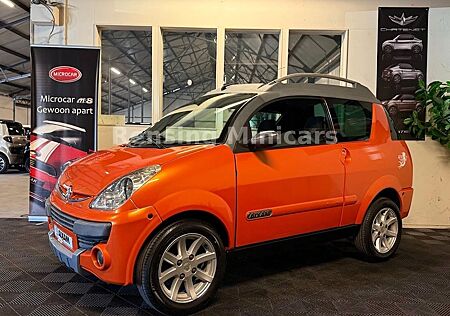 Aixam Crossline Orange XXL Koffer Mopedauto Microcar
