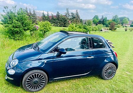Fiat 500C 0.9 8V TwinAir 85 PS Blu Cabrio Automatik