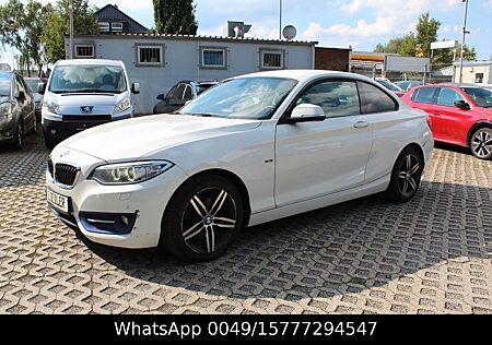 BMW 220D Coupe 2,0d/VOLLLEDER/NAVI/SITZHEIZUNG/SPORT