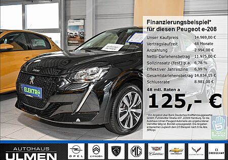Peugeot e-208 Active Elektromotor LED-Scheinwerfer Klima