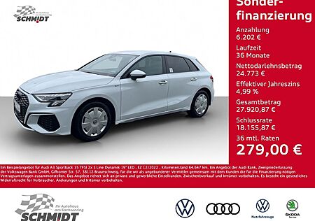 Audi A3 Sportback 35 TFSI 2x S Line Dynamik 19" LED