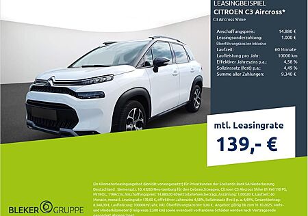 Citroën C3 Aircross PureTech 110 S&S Shine