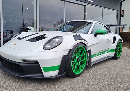 Porsche 992 911 GT3 RS Lift Leder Grün Carbon Kamera