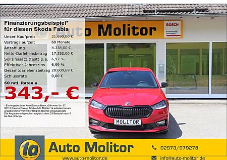 Skoda Fabia Monte Carlo Digitales Cockpit LED DSG Appl