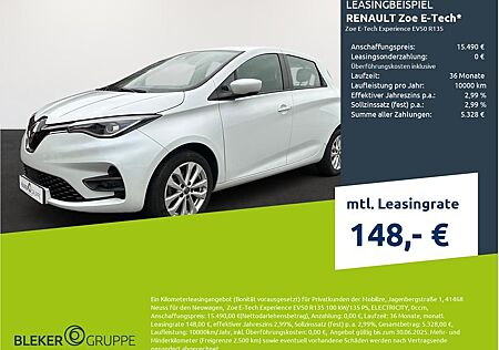 Renault ZOE E-Tech Experience EV50 R135