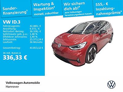 Volkswagen ID.3 GTX Navi LED-Matrix HuD WP PDC ACC DCC SHZ