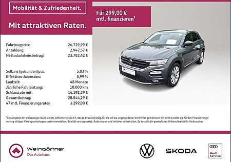 VW T-Roc Volkswagen 2.0 TDI Sport 4Motion, AHK, Navi, Fahrassi