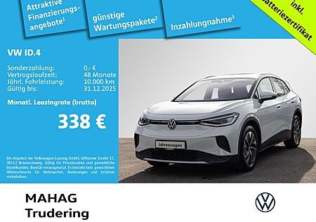 VW ID.4 Volkswagen Pure CCS WärmePumpe Navi LED Alu19HarmaGRAP
