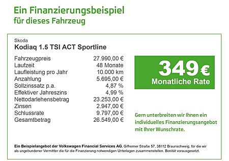 Skoda Kodiaq Business-Paket Columbus, Einparkhilfe
