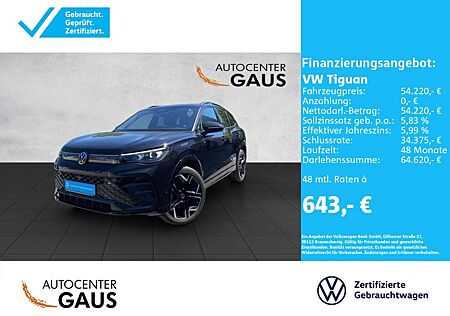 VW Tiguan Volkswagen R-Line 2,0 l TDI 4M DSG AHK*Pano*Leder*Bl