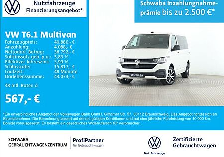 VW T6 Multivan Volkswagen T6.1 Multivan Trendline 2.0TDI *AHK*NAVI*8-fach*