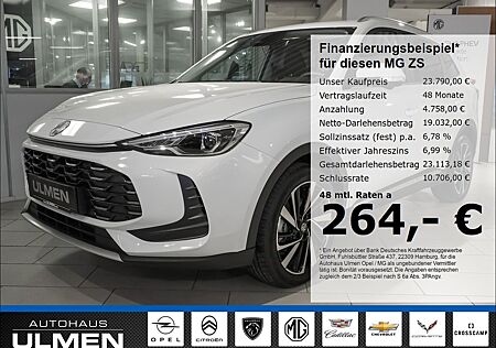 MG ZS Luxury Navi digitales Cockpit 360 Kamera LED