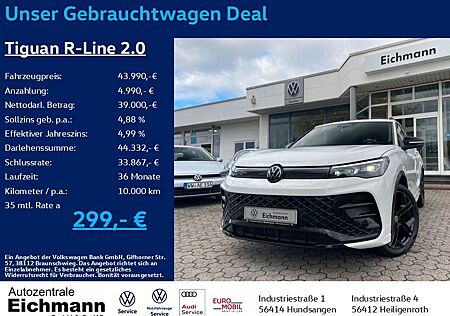 VW Tiguan Volkswagen R-Line 2.0 TDI+DSG+HD-MATRIX-LED+NAVI+AHK