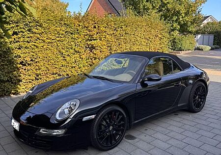 Porsche 997 Carrera Cabriolet Basaltschwarz Metallic