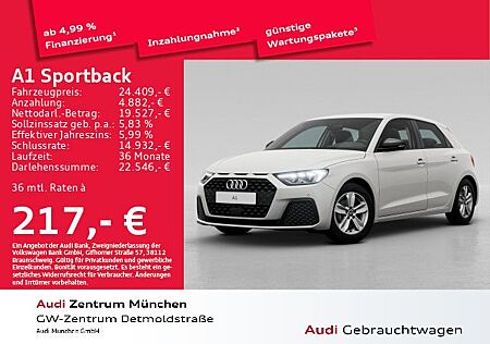 Audi A1 Sportback 25 TFSI S tronic LED/Virtual/SitzHz