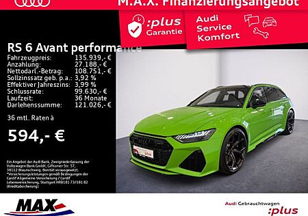 Audi RS6 RS 6 Avant PERFORMANCE HD-MATRIX+WABEN+PANO+AHK+