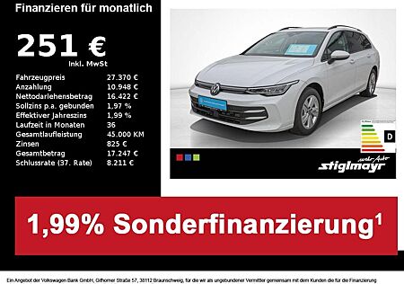 VW Golf Volkswagen Variant Life 1.5 TSI DSG KAM+NAVI+PDC+SITZH