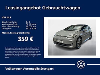 Volkswagen ID.3 Pro Navi Kamera Tempomat