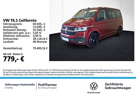 VW T6 California Volkswagen T6.1 California Beach Camper "Edition" 2.0 l TDI