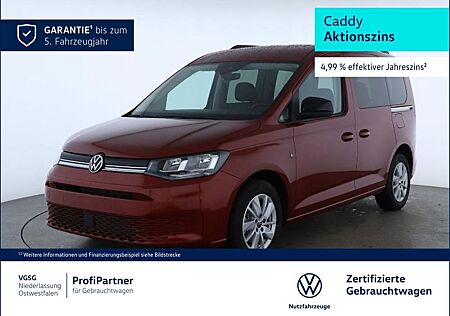 VW Caddy Volkswagen Life AHK Heckflügeltüren Navi Sitzhzg